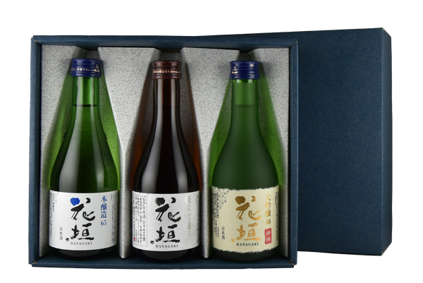 花垣 本醸造・純米吟醸・大吟醸 飲み比べ 300ml 3本セット